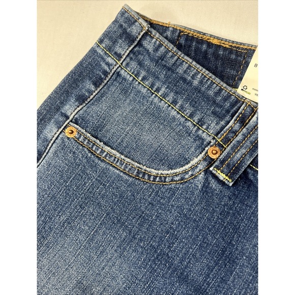 VTG 2006 Levis 525 Boot Cut Jean Womens 8 Misses Mid Rise Stretch Distressed Y2K - Picture 9 of 16